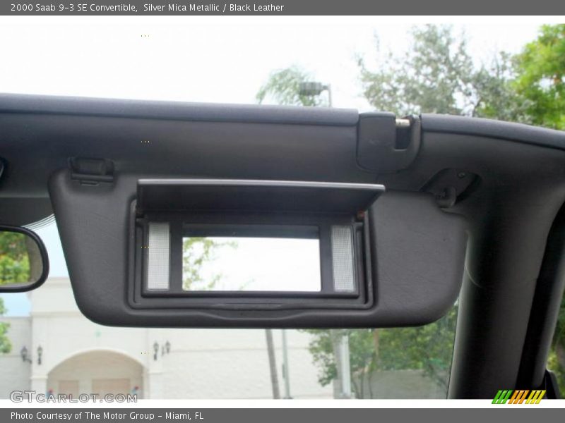 Silver Mica Metallic / Black Leather 2000 Saab 9-3 SE Convertible