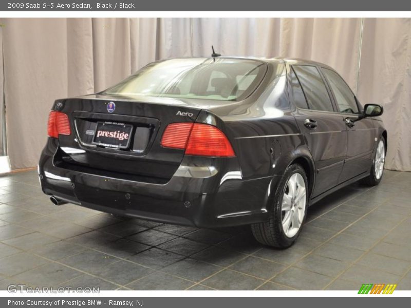 Black / Black 2009 Saab 9-5 Aero Sedan