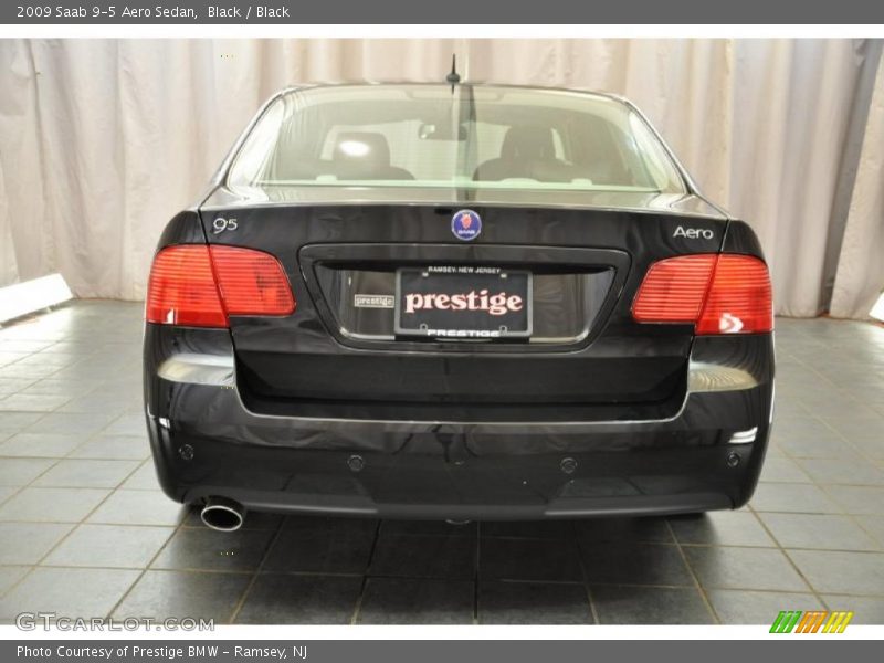 Black / Black 2009 Saab 9-5 Aero Sedan