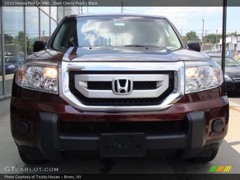 Dark Cherry Pearl / Black 2010 Honda Pilot LX 4WD