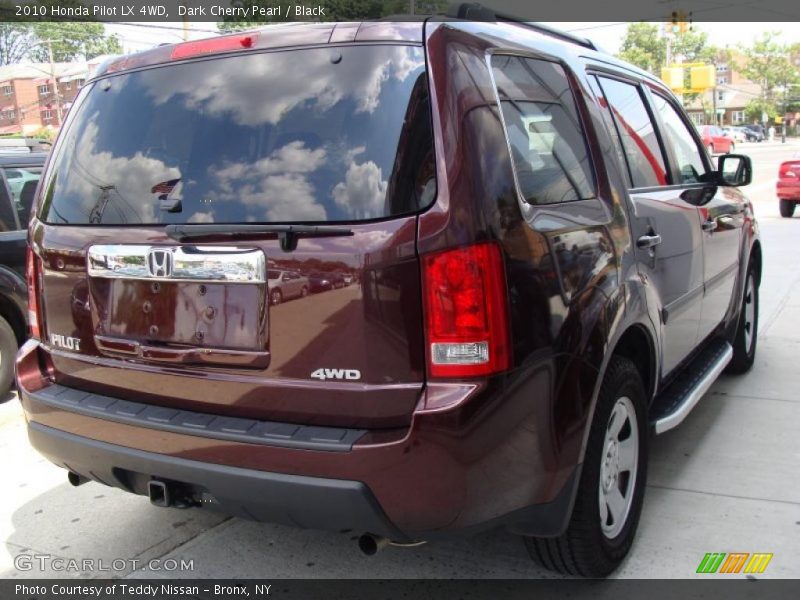 Dark Cherry Pearl / Black 2010 Honda Pilot LX 4WD