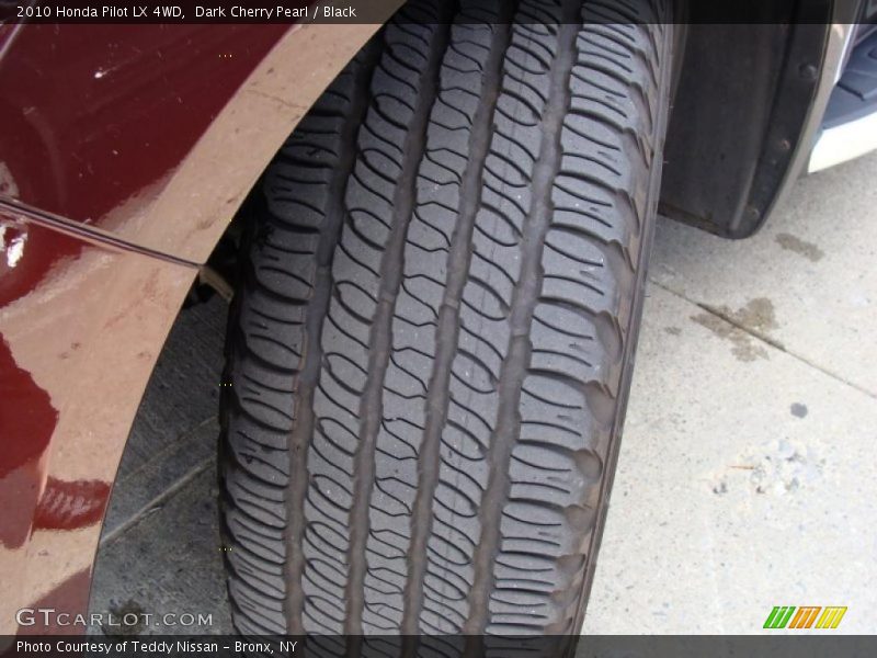 Dark Cherry Pearl / Black 2010 Honda Pilot LX 4WD