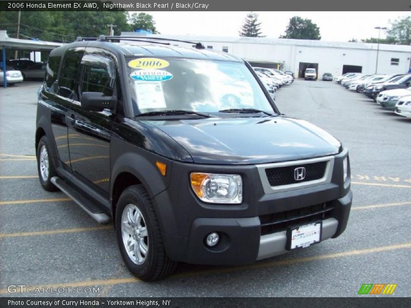 Nighthawk Black Pearl / Black/Gray 2006 Honda Element EX AWD