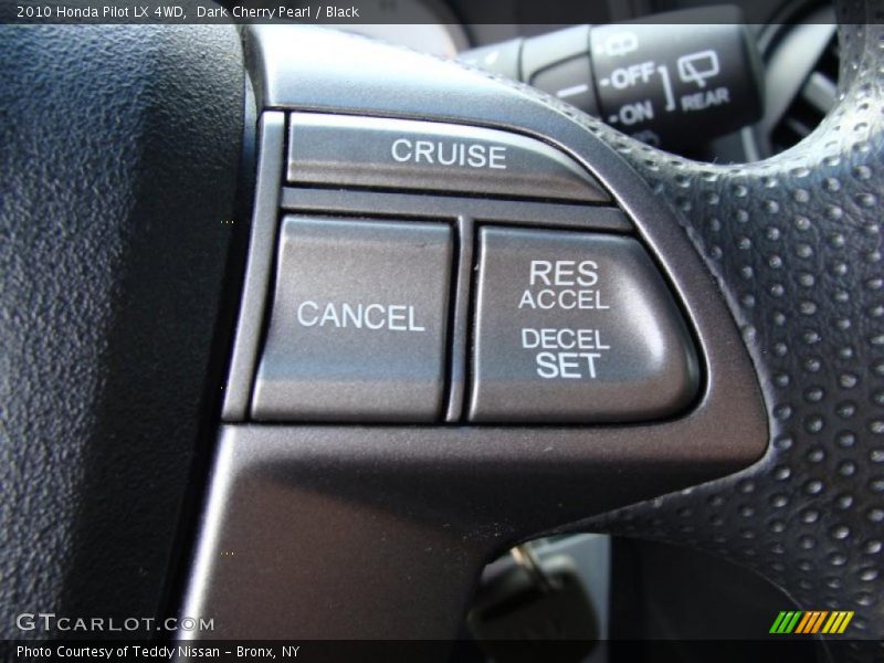 Dark Cherry Pearl / Black 2010 Honda Pilot LX 4WD