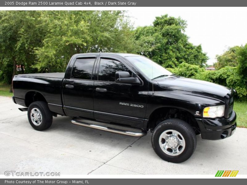 Black / Dark Slate Gray 2005 Dodge Ram 2500 Laramie Quad Cab 4x4