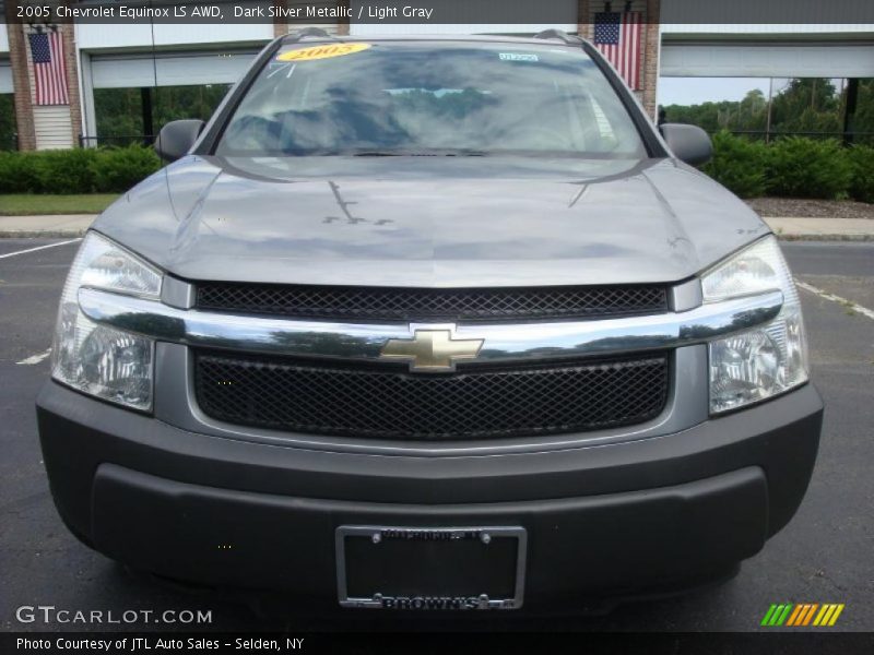 Dark Silver Metallic / Light Gray 2005 Chevrolet Equinox LS AWD