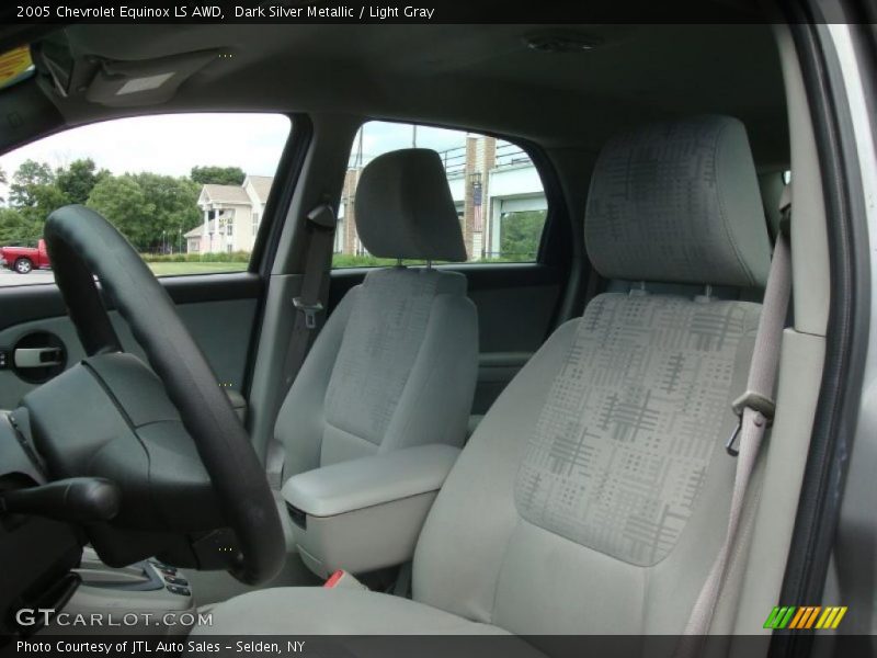 Dark Silver Metallic / Light Gray 2005 Chevrolet Equinox LS AWD