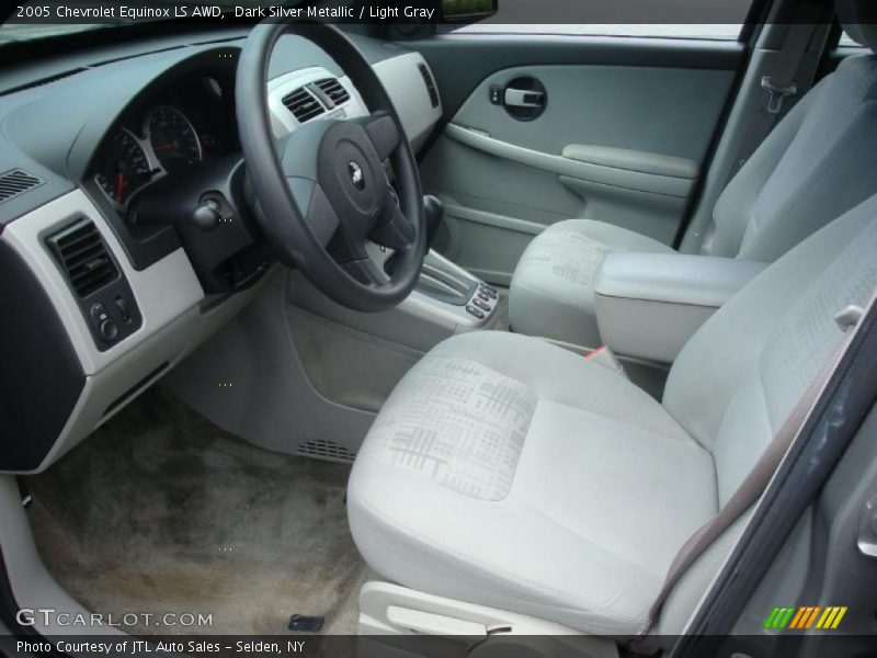 Dark Silver Metallic / Light Gray 2005 Chevrolet Equinox LS AWD