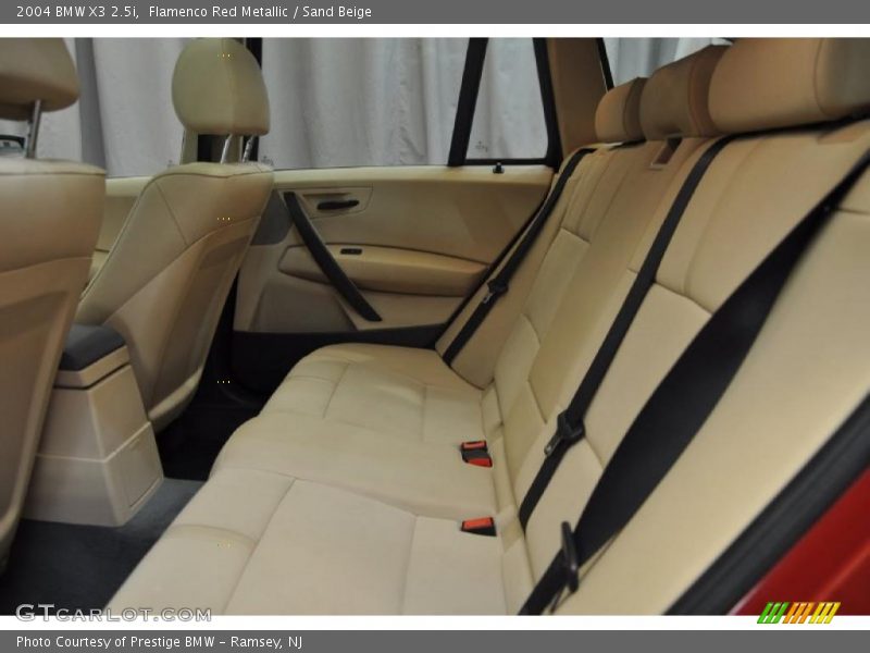 Flamenco Red Metallic / Sand Beige 2004 BMW X3 2.5i