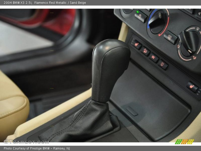 Flamenco Red Metallic / Sand Beige 2004 BMW X3 2.5i