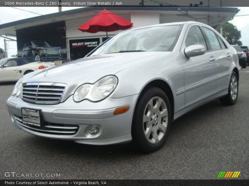 Iridium Silver Metallic / Ash 2006 Mercedes-Benz C 280 Luxury