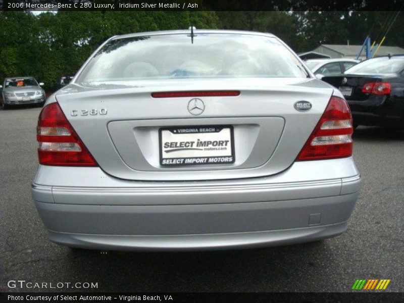 Iridium Silver Metallic / Ash 2006 Mercedes-Benz C 280 Luxury