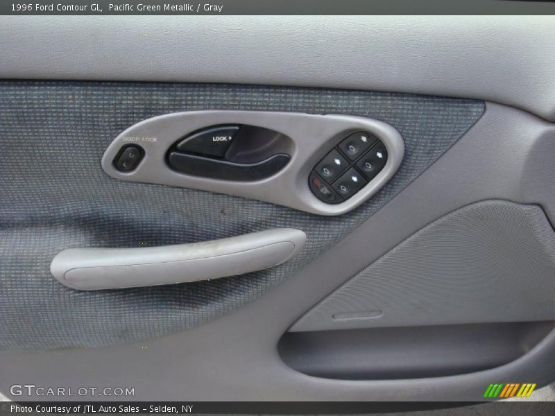 Pacific Green Metallic / Gray 1996 Ford Contour GL