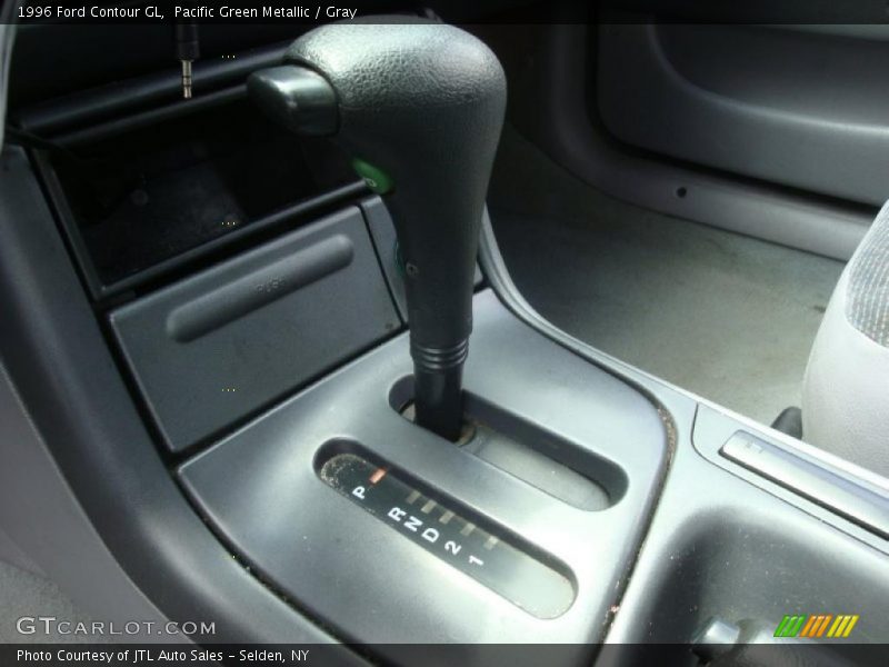 Pacific Green Metallic / Gray 1996 Ford Contour GL