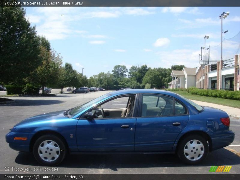 Blue / Gray 2002 Saturn S Series SL1 Sedan