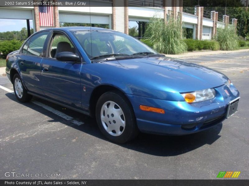 Blue / Gray 2002 Saturn S Series SL1 Sedan