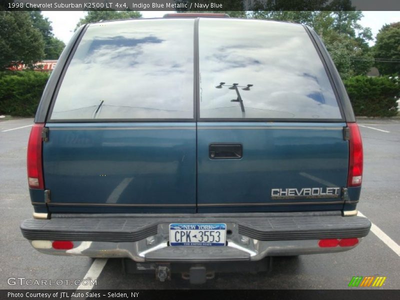 Indigo Blue Metallic / Navy Blue 1998 Chevrolet Suburban K2500 LT 4x4