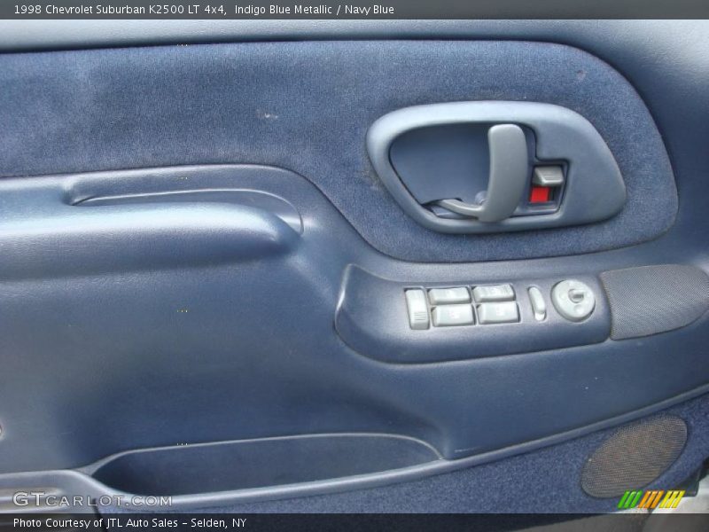 Indigo Blue Metallic / Navy Blue 1998 Chevrolet Suburban K2500 LT 4x4