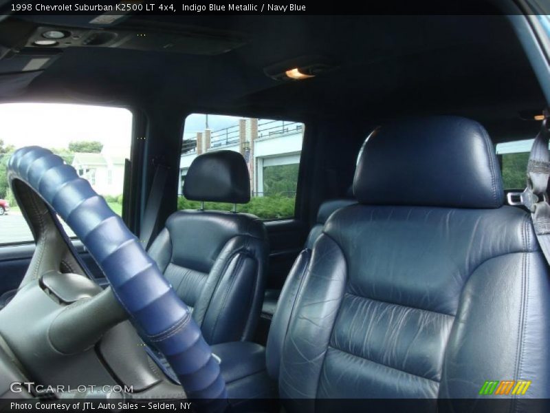 Indigo Blue Metallic / Navy Blue 1998 Chevrolet Suburban K2500 LT 4x4