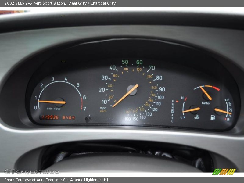 Steel Grey / Charcoal Grey 2002 Saab 9-5 Aero Sport Wagon