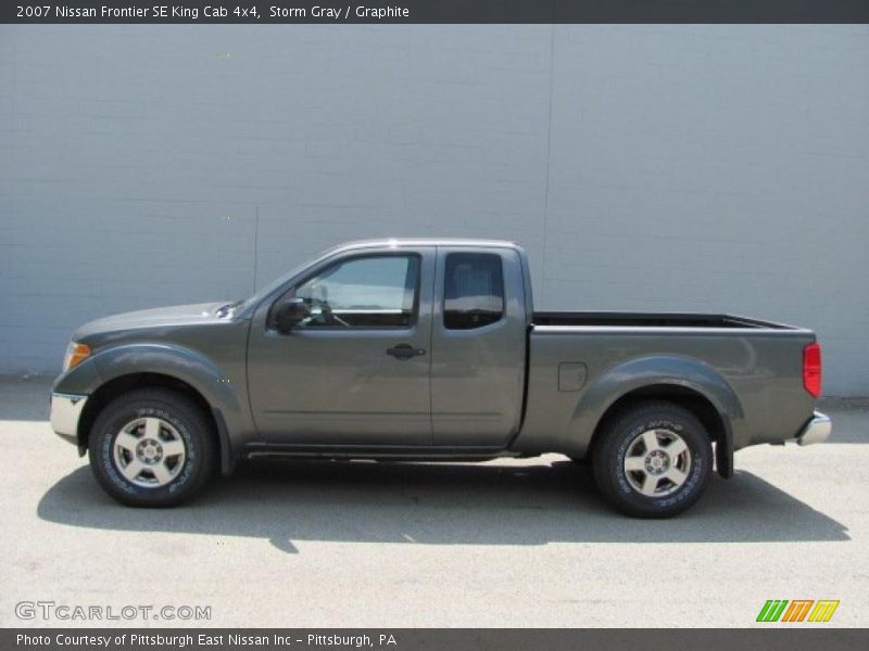 Storm Gray / Graphite 2007 Nissan Frontier SE King Cab 4x4