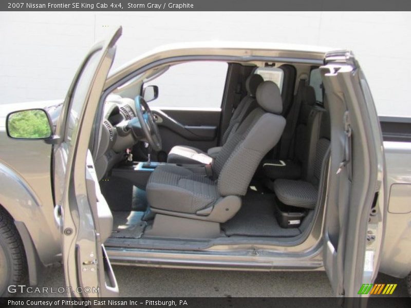 Storm Gray / Graphite 2007 Nissan Frontier SE King Cab 4x4
