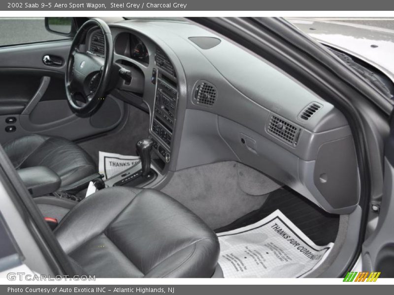 Steel Grey / Charcoal Grey 2002 Saab 9-5 Aero Sport Wagon