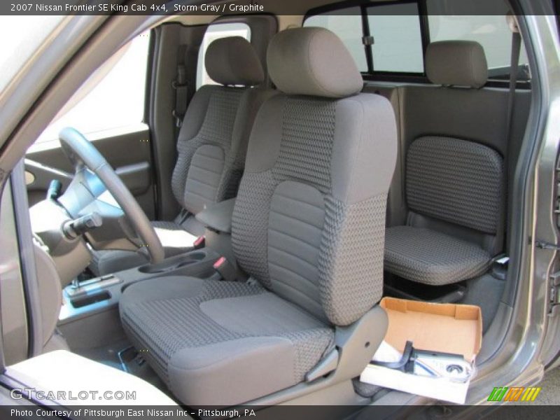Storm Gray / Graphite 2007 Nissan Frontier SE King Cab 4x4