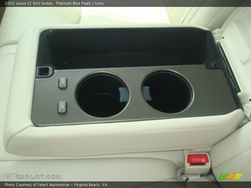 Platinum Blue Pearl / Ivory 2003 Lexus LS 430 Sedan