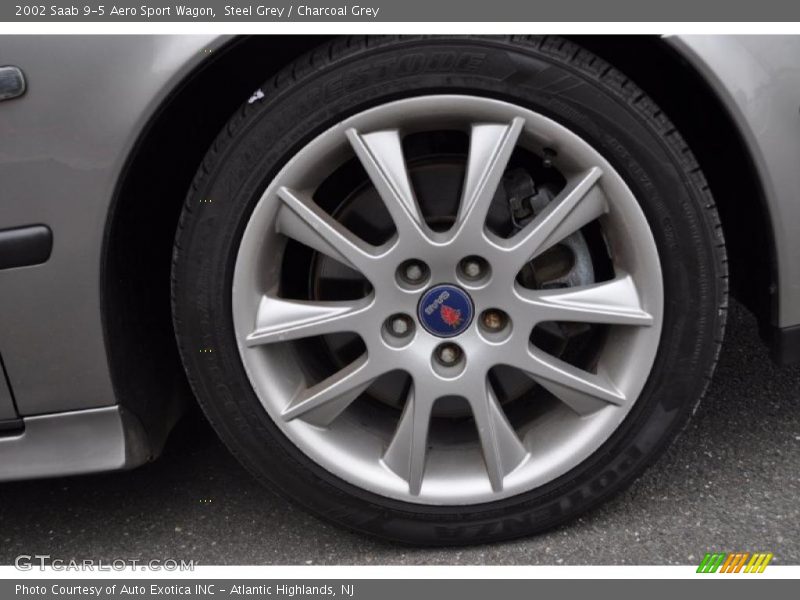 Steel Grey / Charcoal Grey 2002 Saab 9-5 Aero Sport Wagon