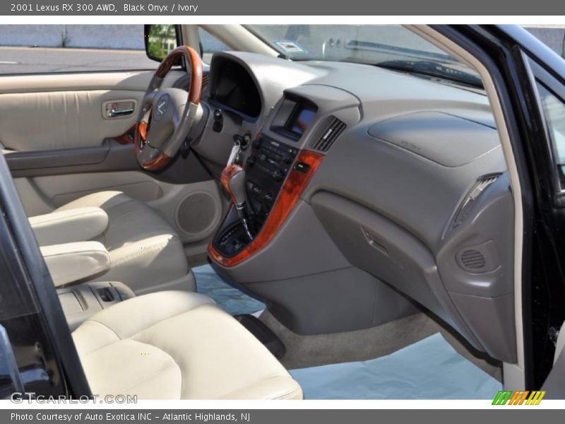 Black Onyx / Ivory 2001 Lexus RX 300 AWD