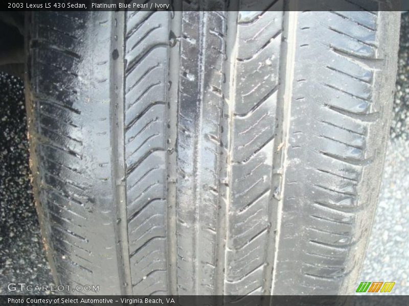 Platinum Blue Pearl / Ivory 2003 Lexus LS 430 Sedan
