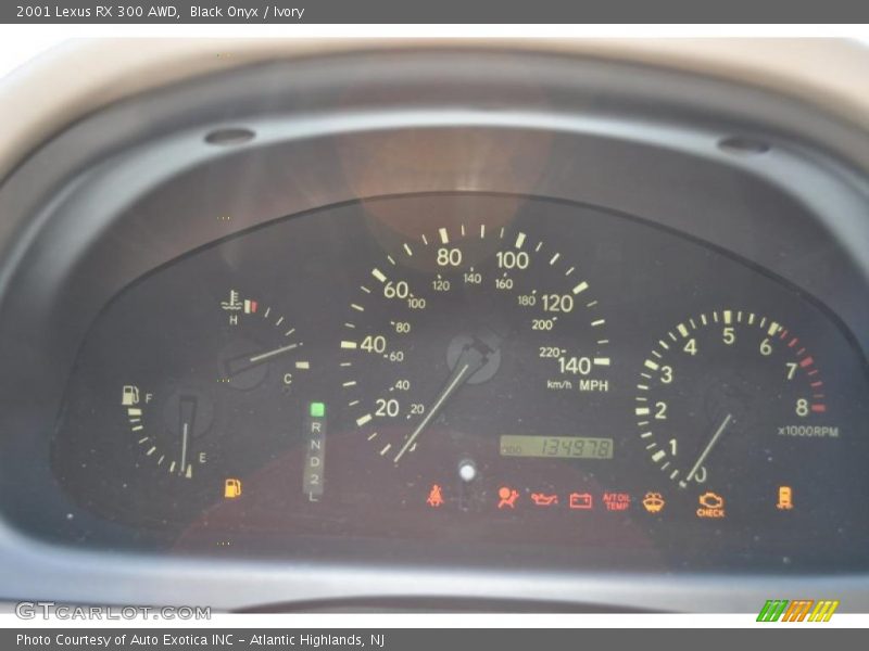 Black Onyx / Ivory 2001 Lexus RX 300 AWD