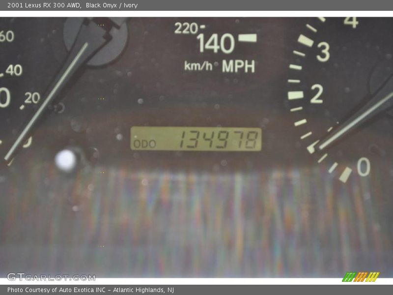 Black Onyx / Ivory 2001 Lexus RX 300 AWD