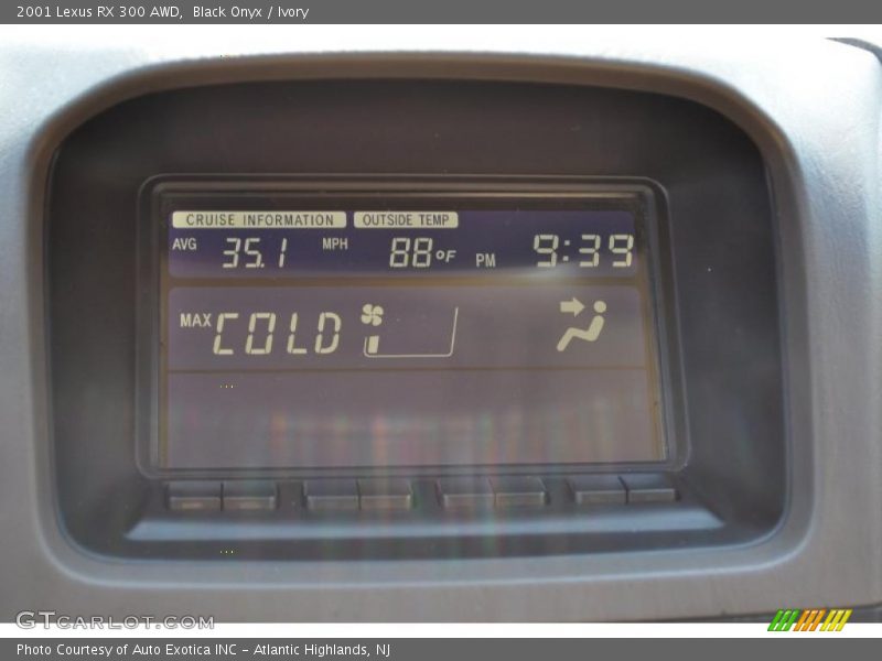 Black Onyx / Ivory 2001 Lexus RX 300 AWD