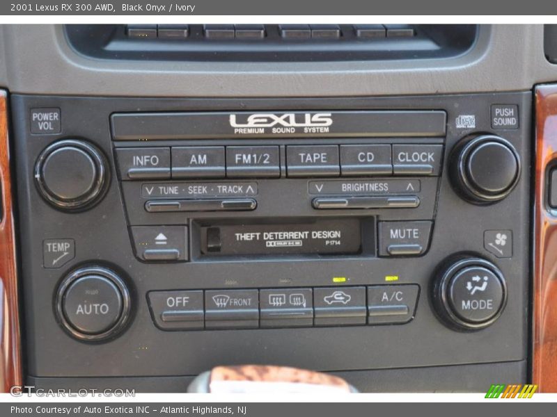 Black Onyx / Ivory 2001 Lexus RX 300 AWD