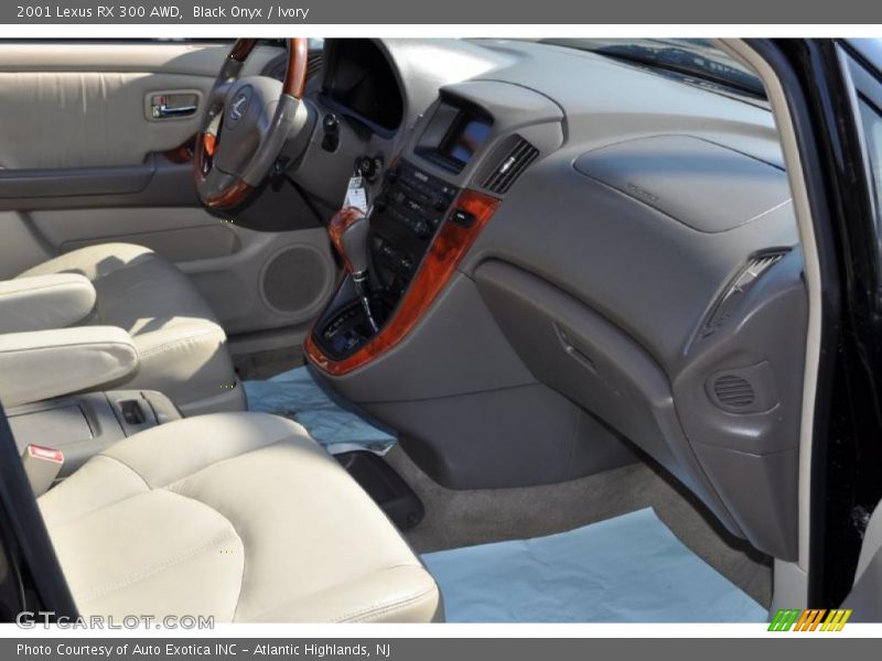 Black Onyx / Ivory 2001 Lexus RX 300 AWD