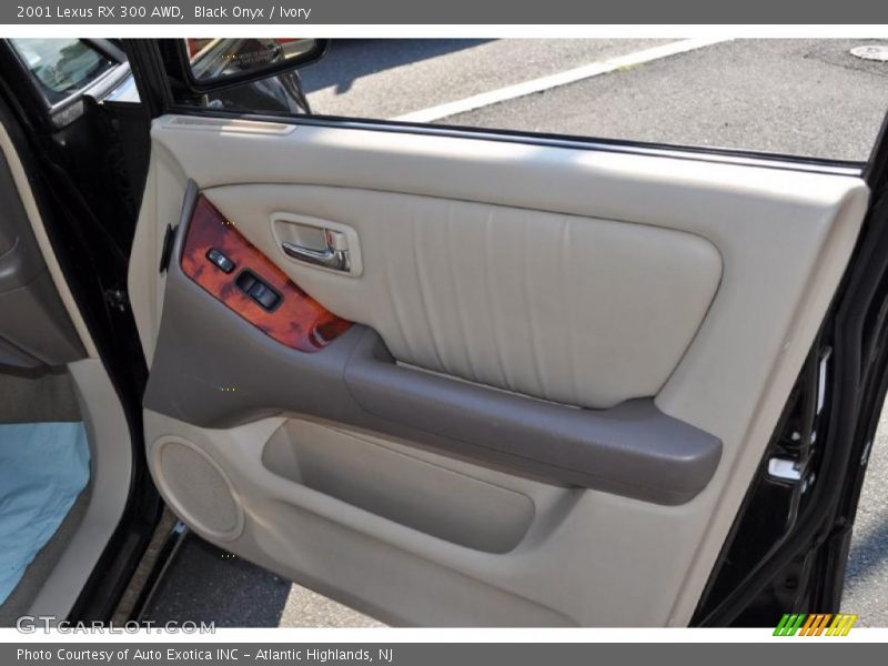 Black Onyx / Ivory 2001 Lexus RX 300 AWD