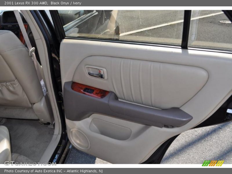 Black Onyx / Ivory 2001 Lexus RX 300 AWD