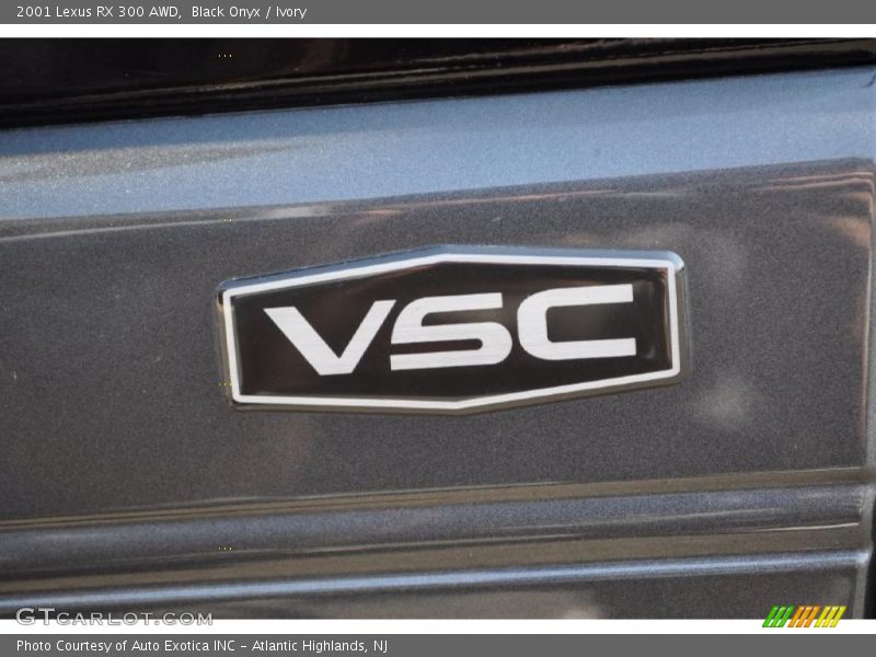 Black Onyx / Ivory 2001 Lexus RX 300 AWD