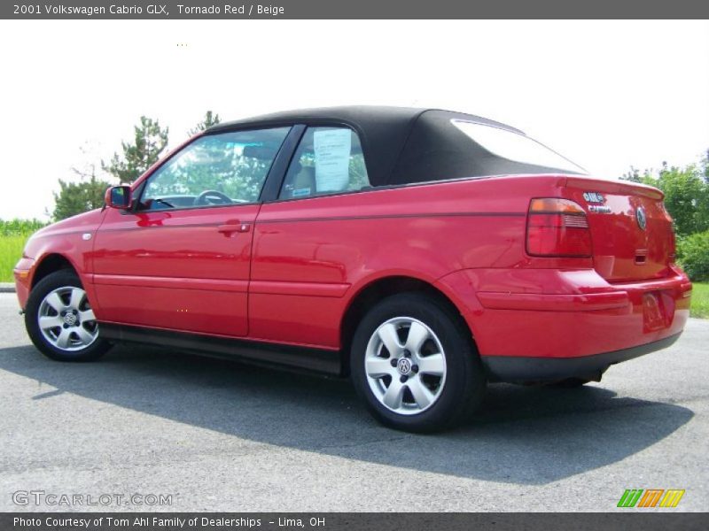 Tornado Red / Beige 2001 Volkswagen Cabrio GLX