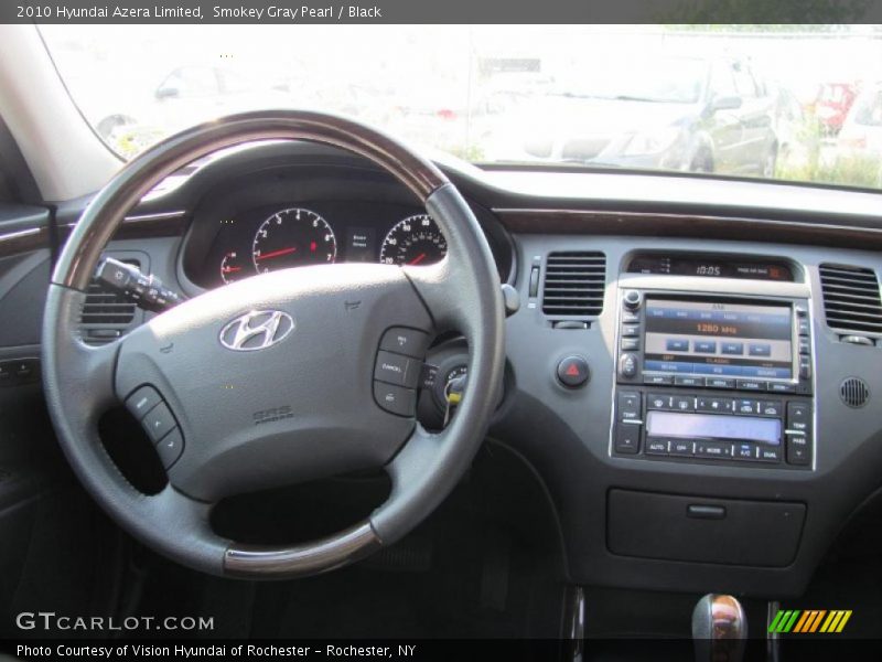 Smokey Gray Pearl / Black 2010 Hyundai Azera Limited