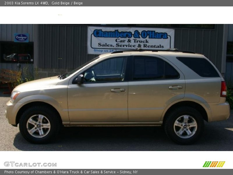 Gold Beige / Beige 2003 Kia Sorento LX 4WD