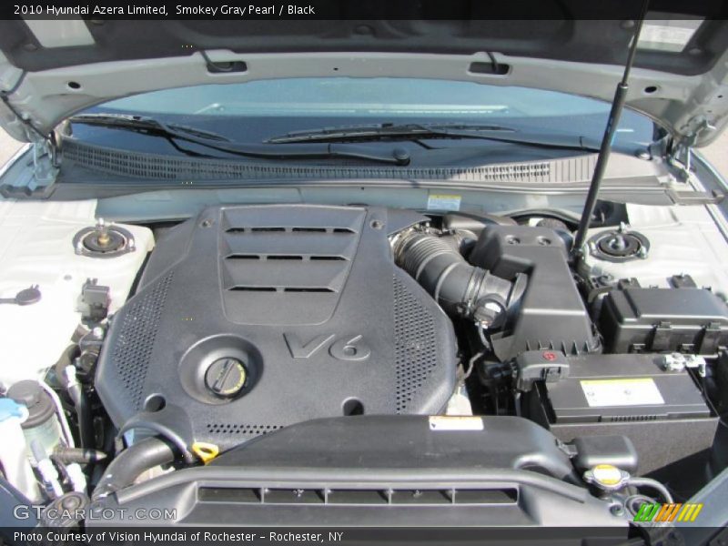 Smokey Gray Pearl / Black 2010 Hyundai Azera Limited