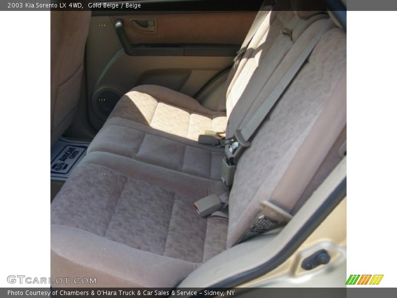 Gold Beige / Beige 2003 Kia Sorento LX 4WD