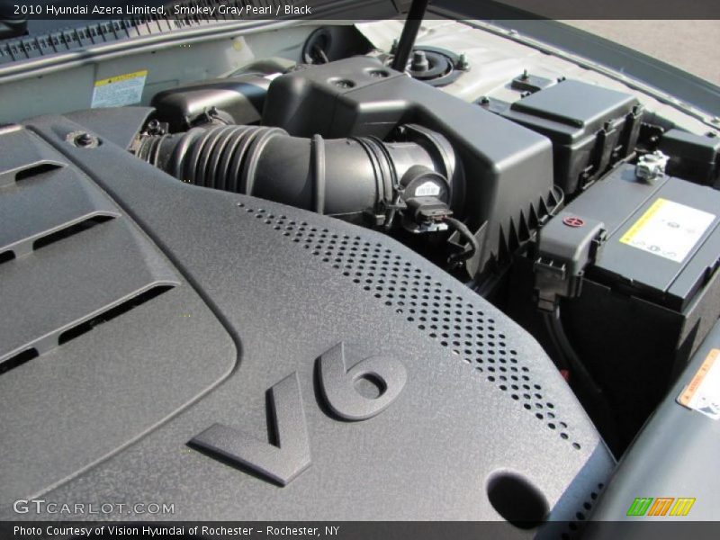 Smokey Gray Pearl / Black 2010 Hyundai Azera Limited