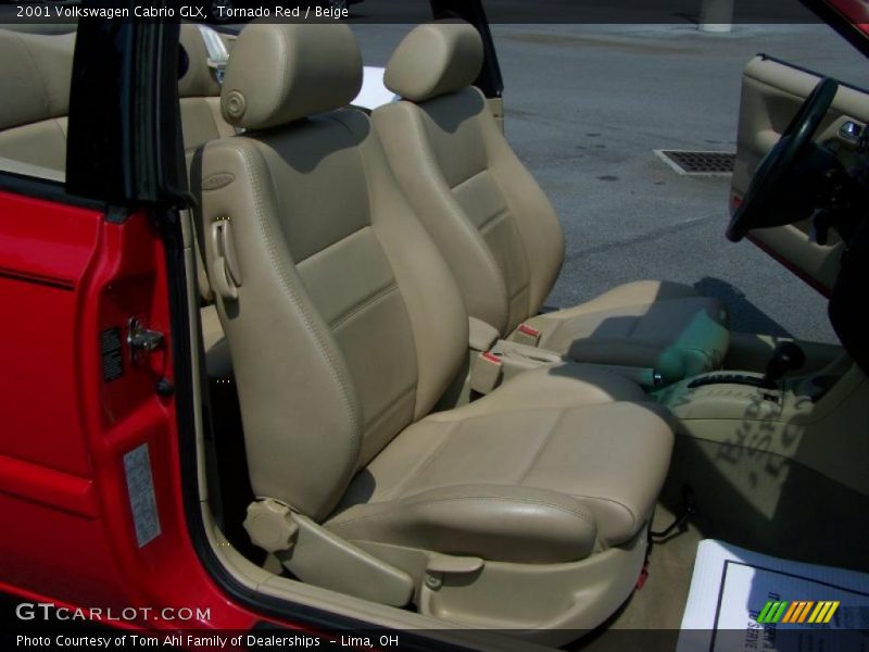 Tornado Red / Beige 2001 Volkswagen Cabrio GLX