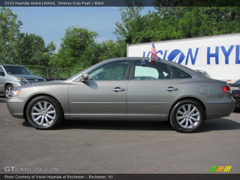 Smokey Gray Pearl / Black 2010 Hyundai Azera Limited