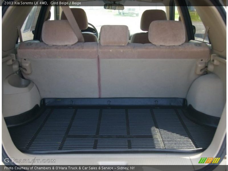 Gold Beige / Beige 2003 Kia Sorento LX 4WD