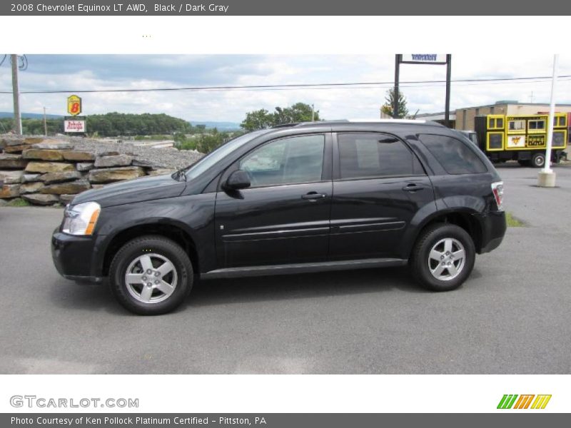 Black / Dark Gray 2008 Chevrolet Equinox LT AWD